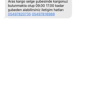 Aras Kargo Sipariş Ettiğim Kargonun Teslim Edilmemesi