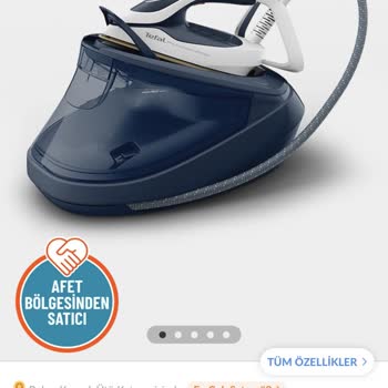 Tefal Bir Haftalık Ütünün Arızalı Olmasına Rağmen Sorunsuz Raporu