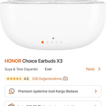 Honor Choice Earbuds X3 Değişim Problemi Hepsiburada