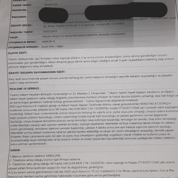 Trendyol... Tüketici Hakem Heyeti Kararına Uymadı.