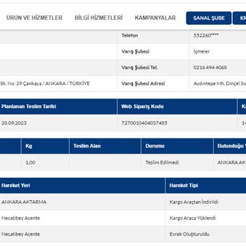 Sürat Kargo Ankara Aktarmada Bekletilen Kargolar