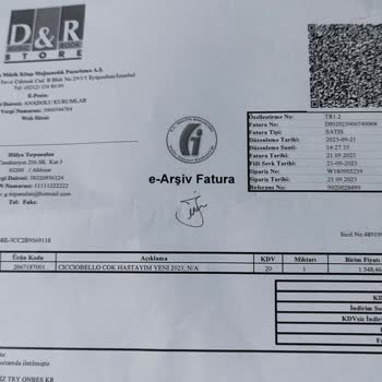 D&R İnternet Alışveriş Sonrası Mağdur Edilmem