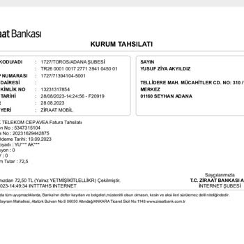 Türk Telekom Ödenmiş Faturayı Ödenmemiş Göstermeye Devam Ediyor.