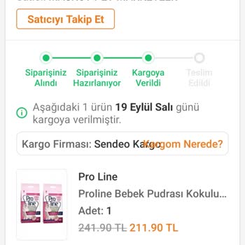 Sendeo Kargomu Teslim Etmiyor
