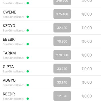 Oyak Yatırım Menkul Değerler İşlem Yapılmıyor