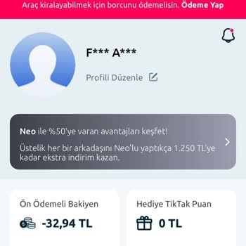 Tiktak Durduk Yere Borç Çıkarması