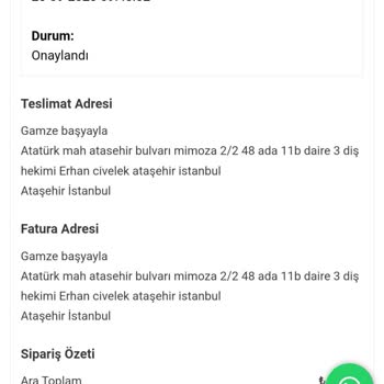 Gofeel Markası Ürünleri Kargolamıyor