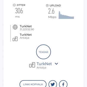 TurkNet Bağlantı 2.4 Mbps Yi Geçmiyor Ve Sorunumu Israrla Çözmüyorlar