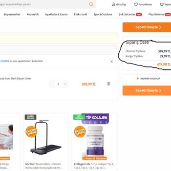 Trendyol Pazaryeri Kendi Markalarından Kargo Ücreti Kesmiyor.