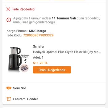 Schafer Temmuzda Alınan Çaycım Ortada Yok
