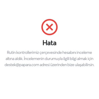 Papara Rutin Kontrol İnceleme