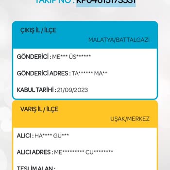 PTT Kargo Kargom Nerede Benim