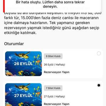 Forum İstanbul AVM Forum İstanbul Akvaryum Rezervasyonu Yapılmıyor