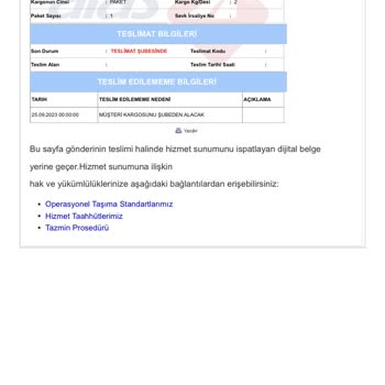 Aras Kargo Teslimatta Her Daim Problem Yaşamam