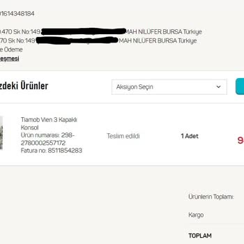 A101 Satın Aldığım Ürünüm Ortada Yok!
