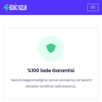 Bionic Yazılım Ürün İptali Ve Para İadesi