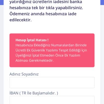 Bionic Yazılım Ürün İptali Ve Para İadesi