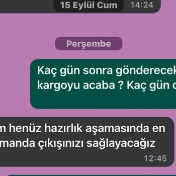 Ceylan Otantik Değişime Gönderdiğim Ürünü Kargolamıyor