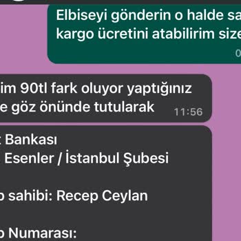 Ceylan Otantik Değişime Gönderdiğim Ürünü Kargolamıyor