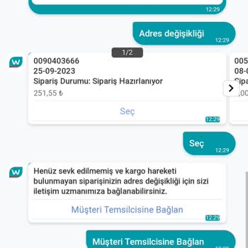 Watsons Müşteri Temsilcisine Bağlanamama