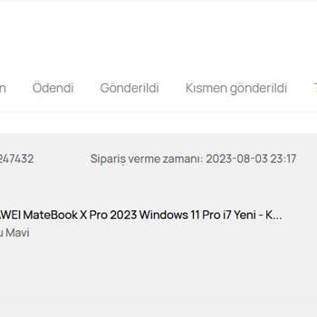 Huawei Online Alışveriş Kampanya Ax2 Router Gönderilmemesi