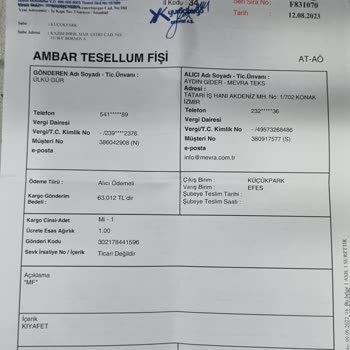 Mevra Yapılamayan Ücret İadesi