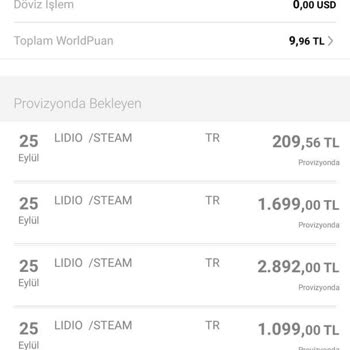 Lidio Ödeme Hizmetleri İzinsiz Para Çekme