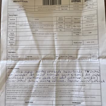 Kelebek Mobilya Eksik Ve Kusurlu Teslimat