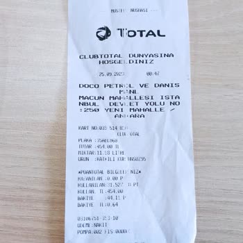 Total Energies Yanlış Yakıt Dolumu