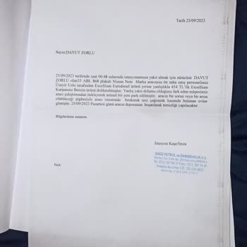 Total Energies Yanlış Yakıt Dolumu