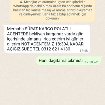 Sürat Kargo Kargo Gelmiyor Getiriyor