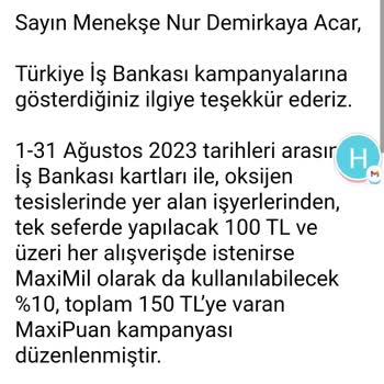 İş Bankası OKSİJEN'DEYİZ Kampanyası Yüklenmeyen Puan