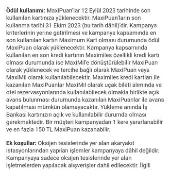 İş Bankası OKSİJEN'DEYİZ Kampanyası Yüklenmeyen Puan