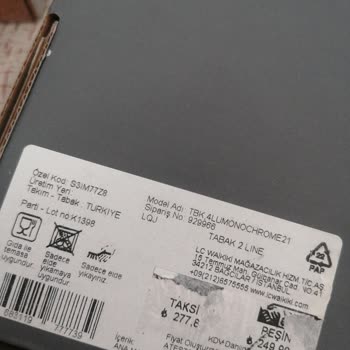 LCW Site Fiyatı İle Gelen Ürünlerin Üzerinde Yazan Fiyat Farklılıkları