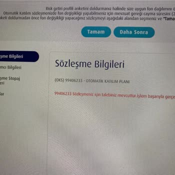Türkiye Hayat Emeklilik BES İptali Ve Geri Ödeme