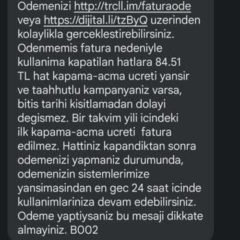Turkcell'den Gelen Alakasız Mesajlar