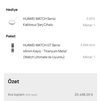 Huawei Görsel Ürün Ve Gönderilen Ürünlerin Uyuşmaması