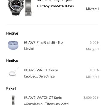 Huawei Görsel Ürün Ve Gönderilen Ürünlerin Uyuşmaması