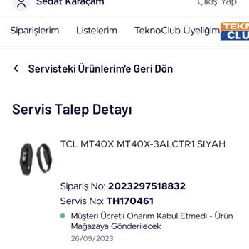Teknosa Hatalı Ürün Veriyor Servis Sunmuyor
