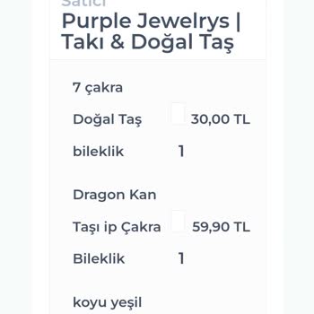 Purple Jewelrys Hala Gelmeyen Siparişim