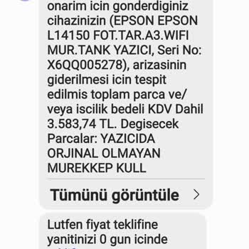 Epson Markasının Vurdum Duymazlığı