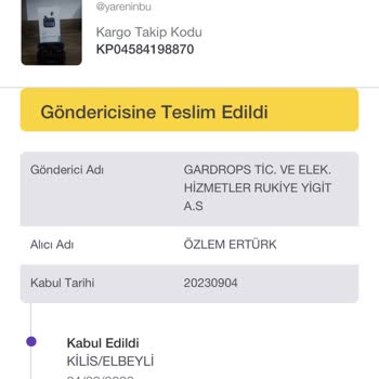 Gardrops Para İadesi Gerçekleşmedi