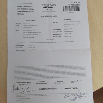 Teknosa Ayıplı Ürün Satıyor