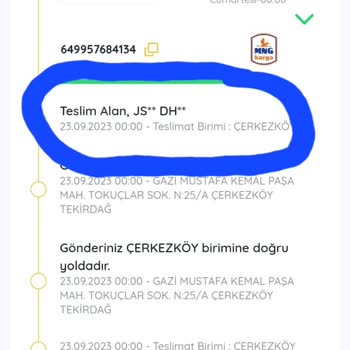 MNG Kargo Kargonun Teslim Edilmemesi Ve Sorunlar