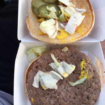 McDonald's Sipariş, Yanlış Et Çiğ