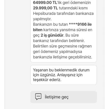 Hepsiburada 15 Pro Sipariş Ve İptal Edilmesi