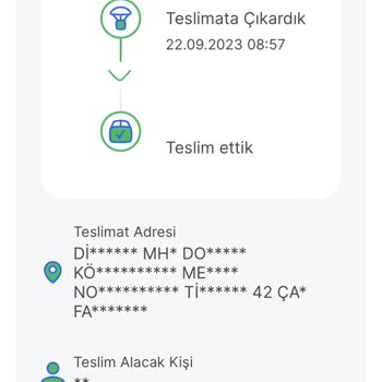 Sendeo Kargo Ürün Ortada Yok