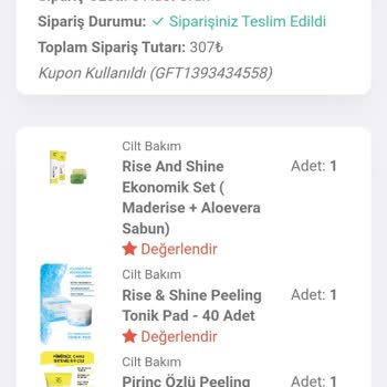 Rise & Shine Dilan Polat Ürünü: Yüzümde Tahrişe Neden Oldu