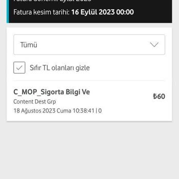Vodafone C Mop Sigorta Bilgi Tahsilatı