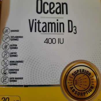 Dermoaktif Ocean D Vitamininin Orijinal Olmaması